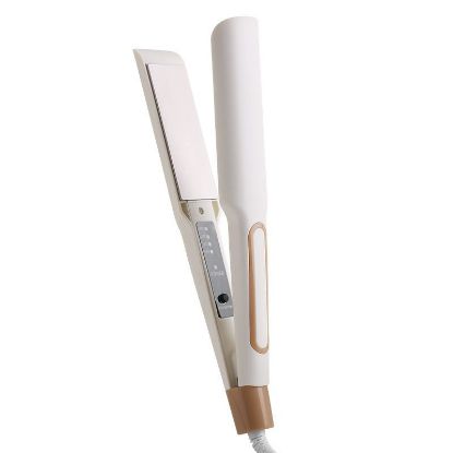 图片 Electric splint short hair inner buckle straightener with two straight curls