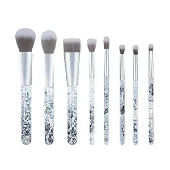 图片 Makeup brush set blue smoke purple