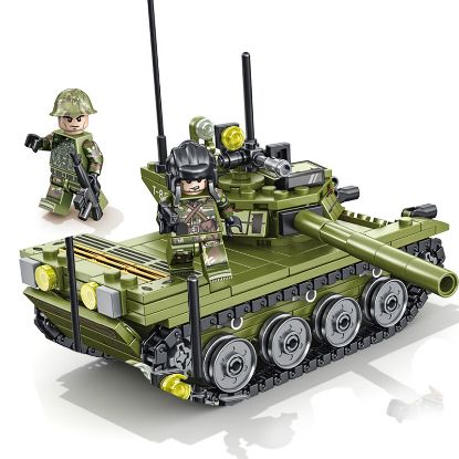 图片 Senbo Block Tank Military tank compatible with LEGO
