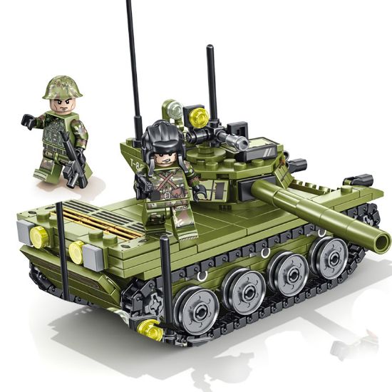 图片 Senbo Block Tank Military tank compatible with LEGO