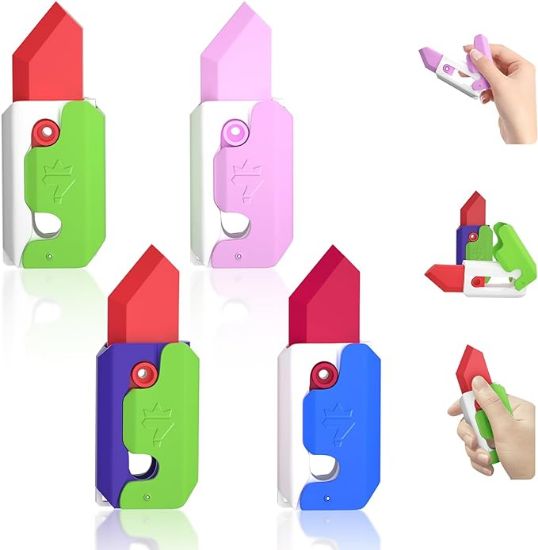 图片 Children's toy light catapult tactical knife folding claw knife