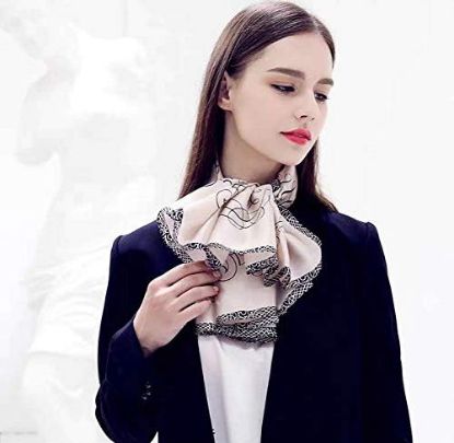 图片  100% Pure Mulberry Silk Scarf 35" 